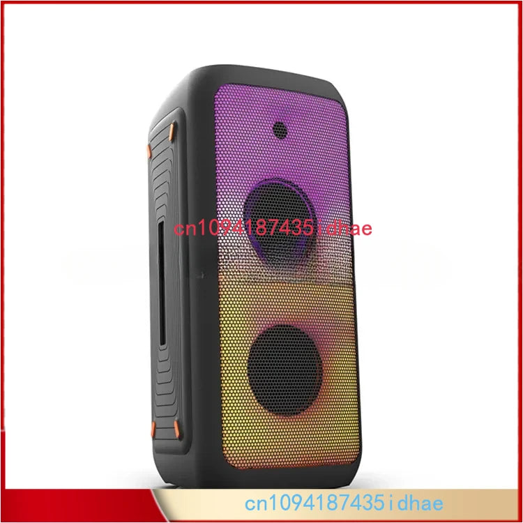 80W Portable Party Speaker with DJ Pad, Dynamic Lights & Wireless Mic