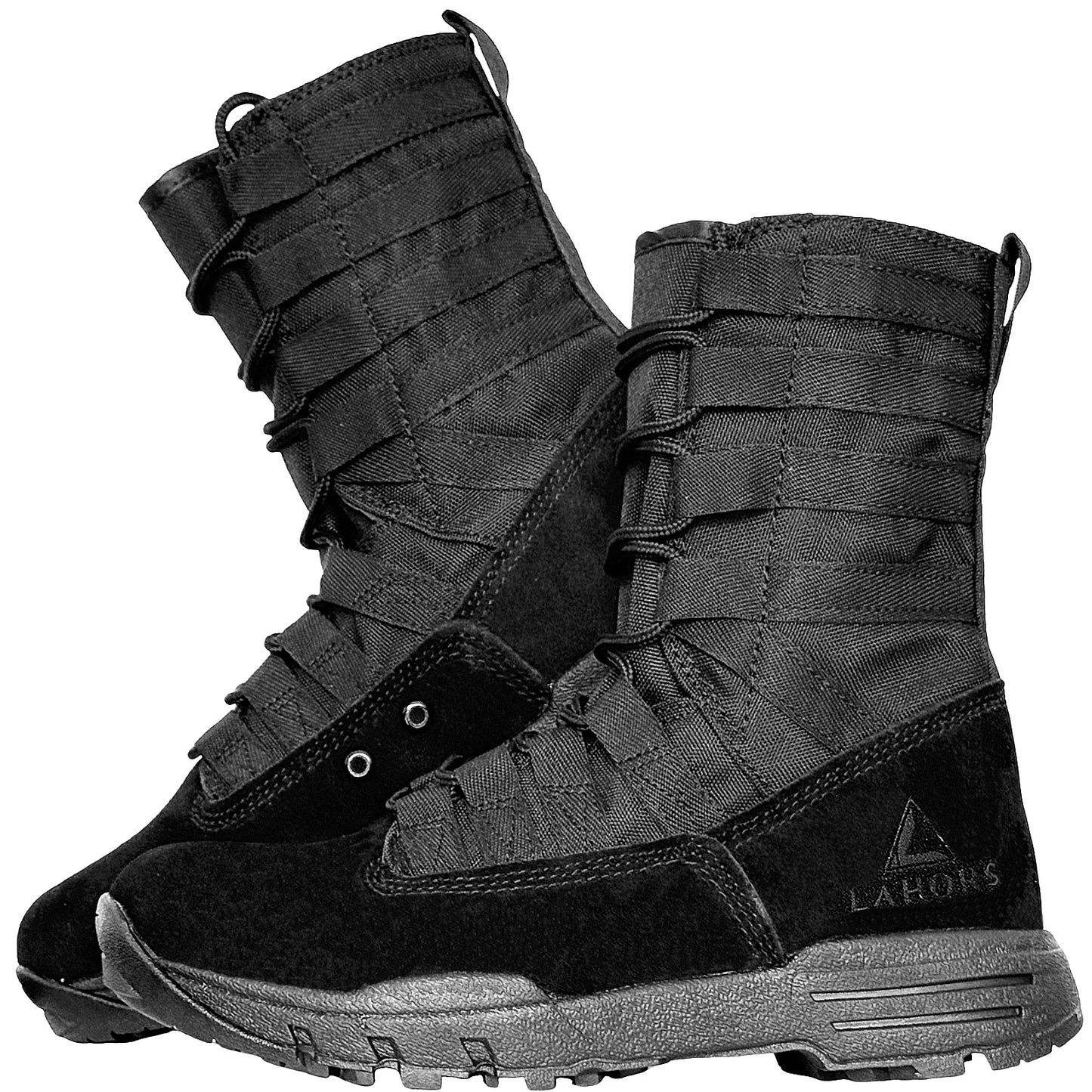 LAHORS Men’s Lightweight Suede Tactical Combat Boots – Outdoor Hiking Desert Army Ankle Boots
