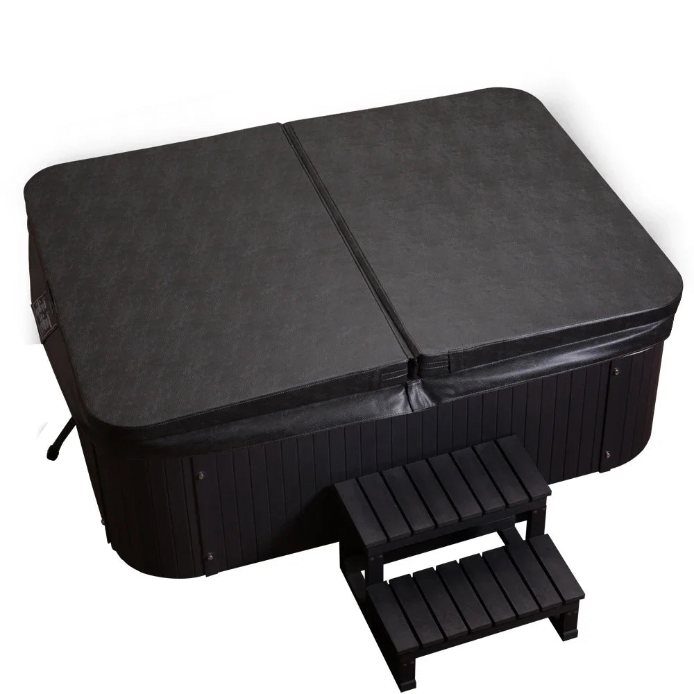 3-Person Outdoor Spa Hot Tub Jacuzzi – Luxury Acrylic Whirlpool with Massage Jets & Overflow Design