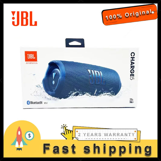 JBL Charge 5 Portable Bluetooth Speaker – 20H Playtime, Powerbank, PartyBoost & IP67 Waterproof